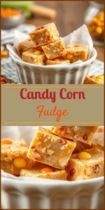 Candy Corn Fudge Vertical Photo