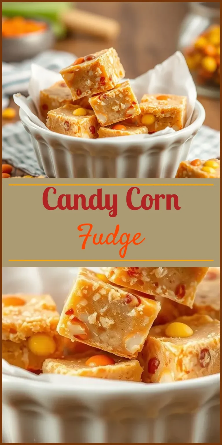 Candy Corn Fudge Vertical Photo
