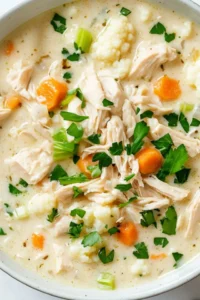 Cauliflower Chicken Soup Photo
