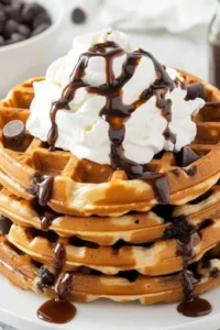 Chocolate Chip Waffles Photo