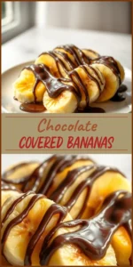 Chocolate Covered Bananas Vertical Photo