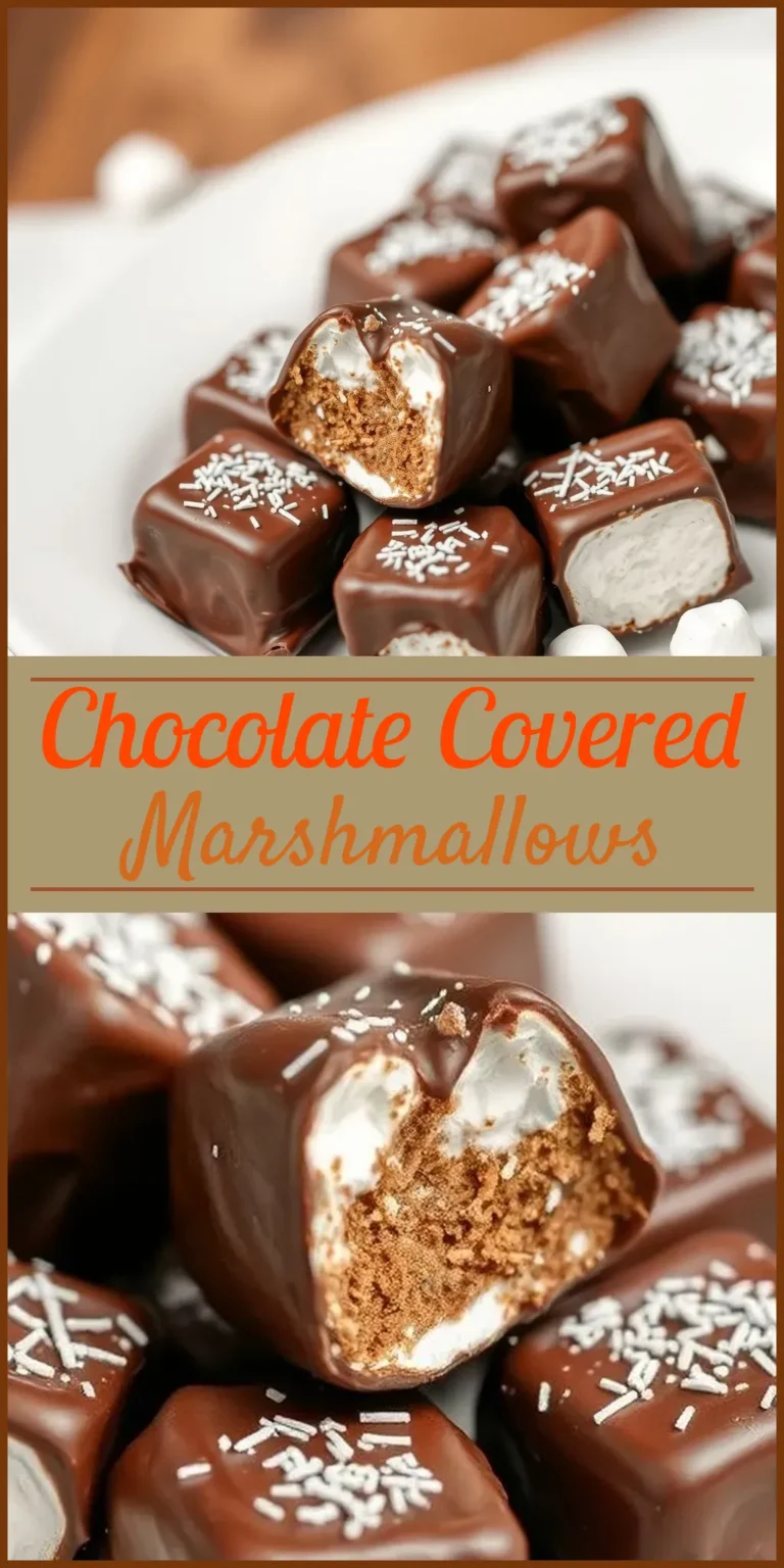 Chocolate Covered Marshmallows Vertical Photo