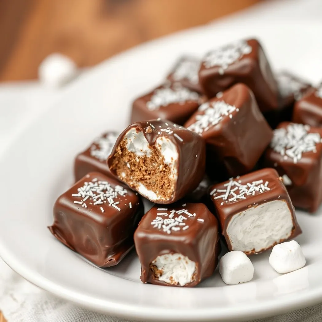 Chocolate Covered Marshmallows