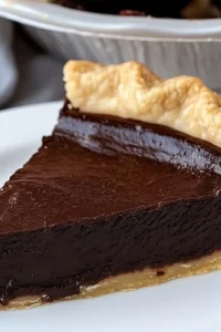 Chocolate Fudge Pie Photo