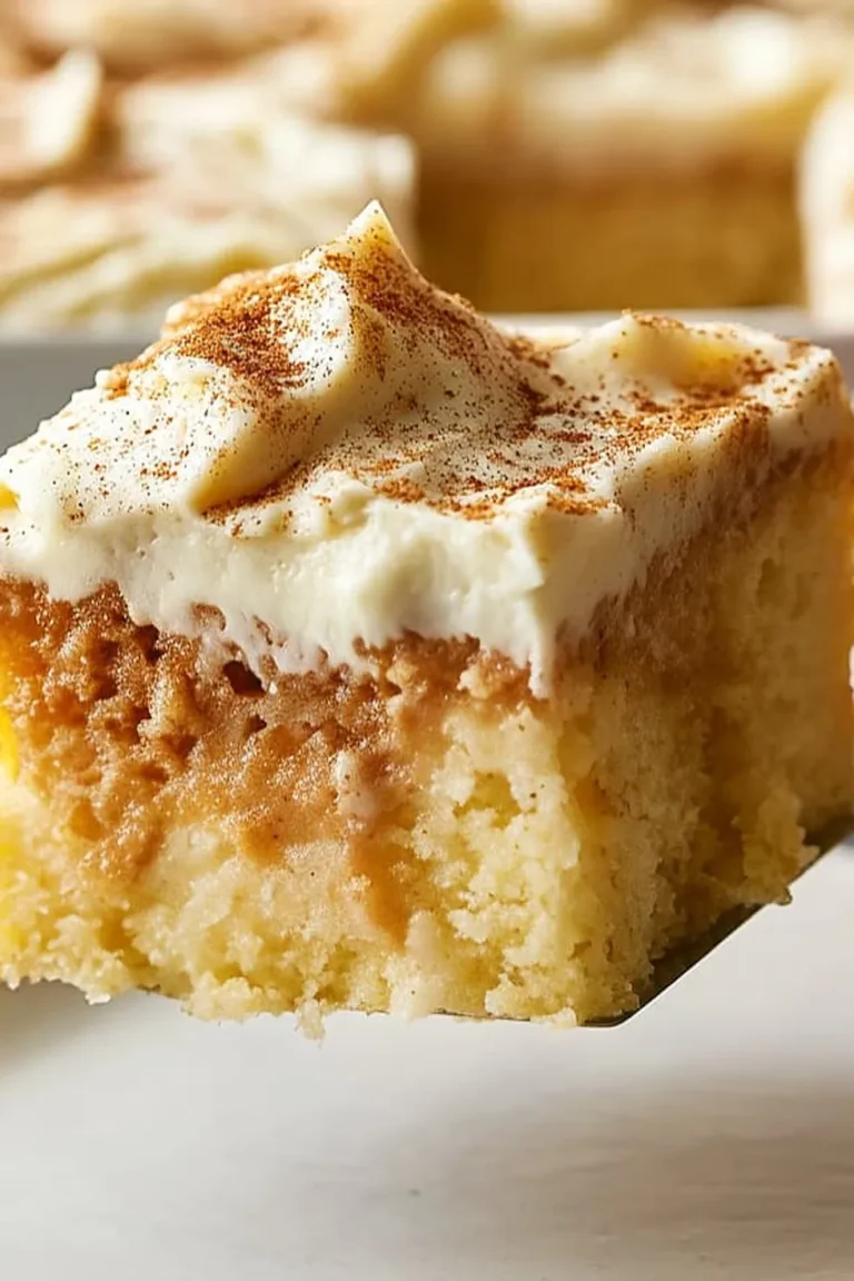 Cinnamon Roll Poke Cake Photo