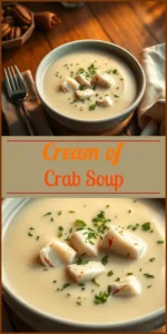 Cream of Crab Soup Vertical Photo