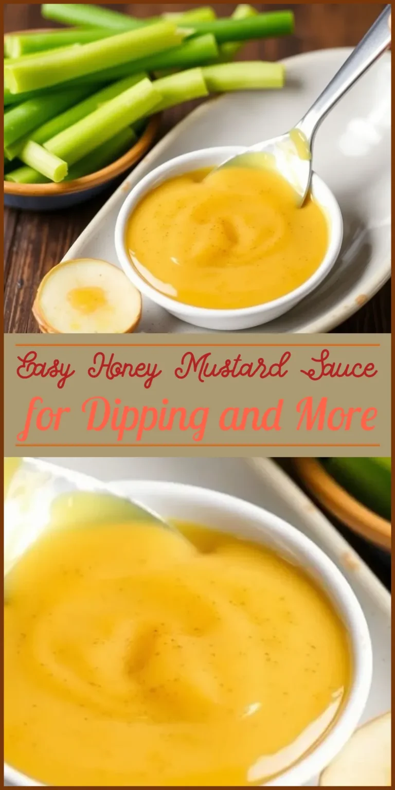 Easy Honey Mustard Sauce for Dipping and More Vertical Photo