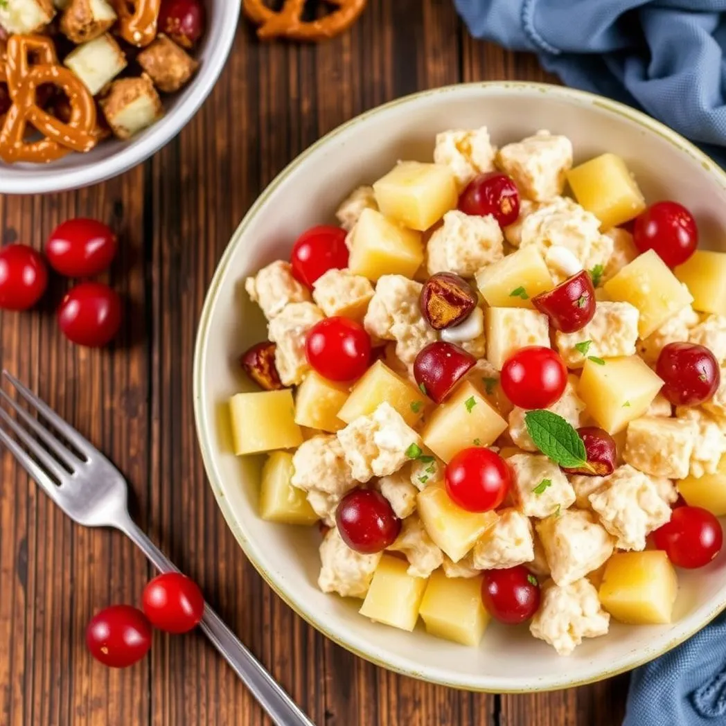 Easy Pineapple Pretzel Fluff (Dessert Salad)