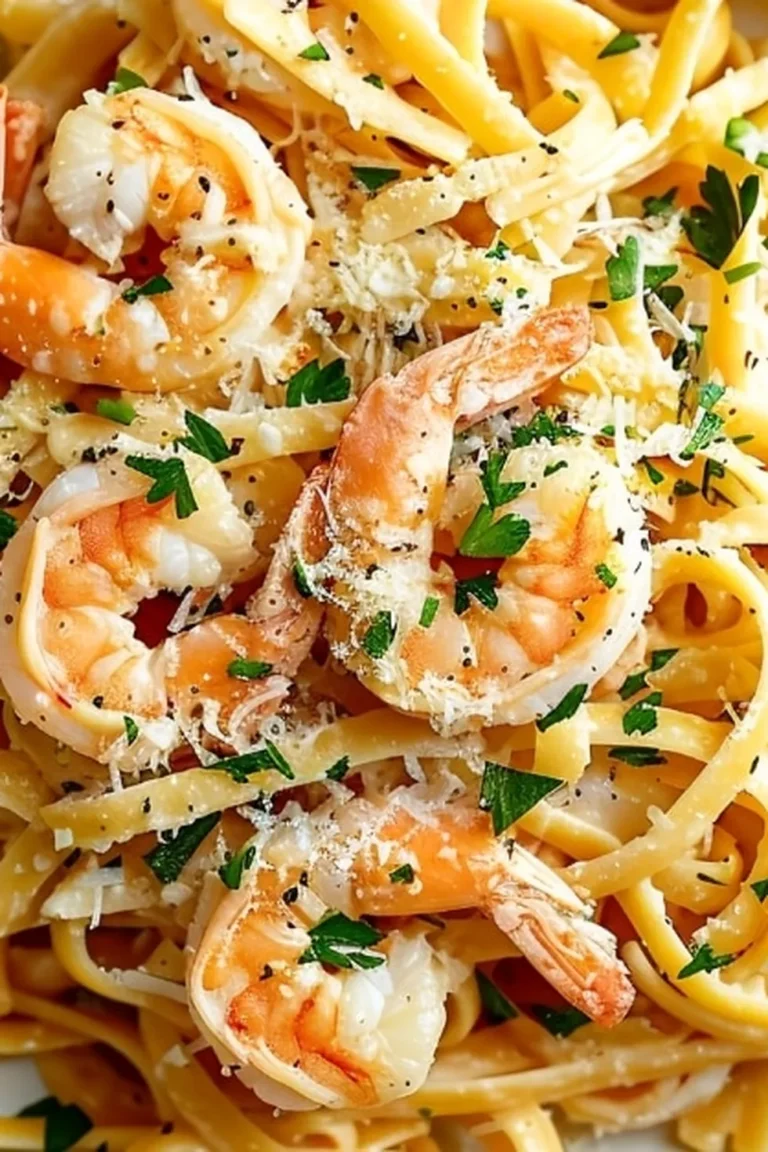 Easy Shrimp Linguine Recipe (With Garlic Butter) Photo