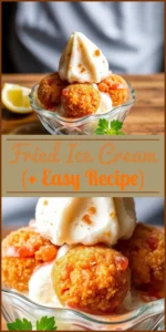Fried Ice Cream (+ Easy Recipe) Vertical Photo