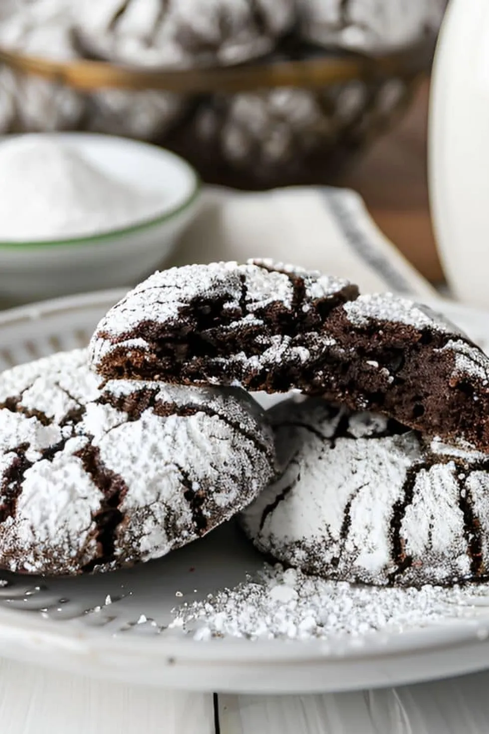 Fudge Crinkle Cookies with Cake Mix Photo