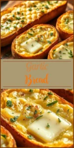 Garlic Bread Vertical Photo