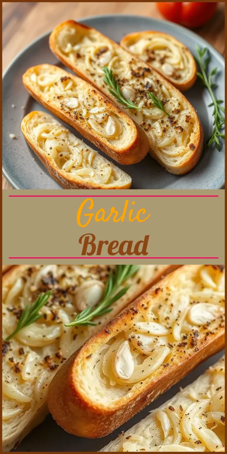 Garlic Bread Vertical Photo