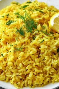 Greek Lemon Rice Photo