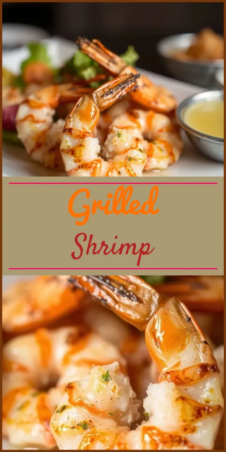 Grilled Shrimp Vertical Photo
