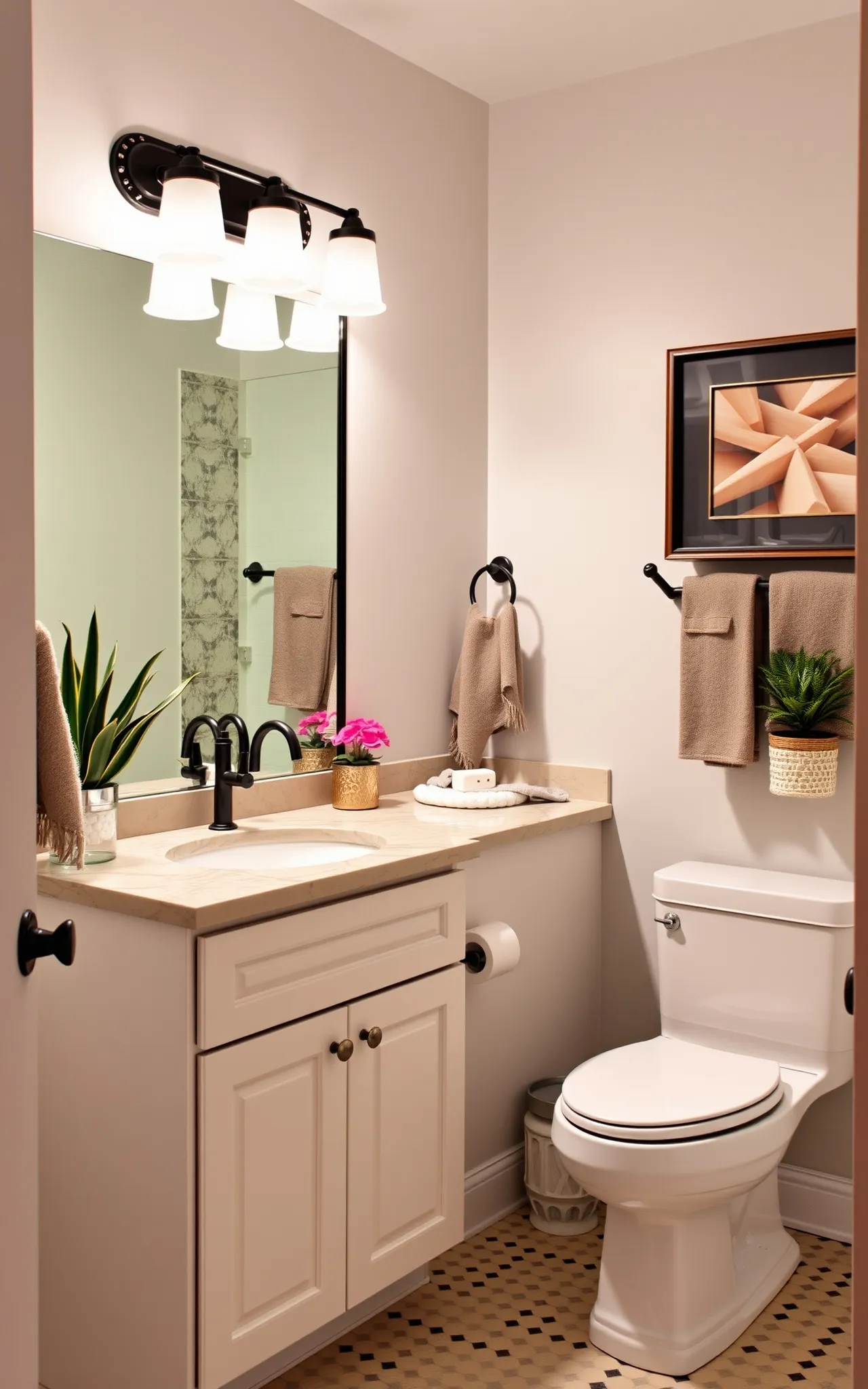 Half Bathroom Idea 10