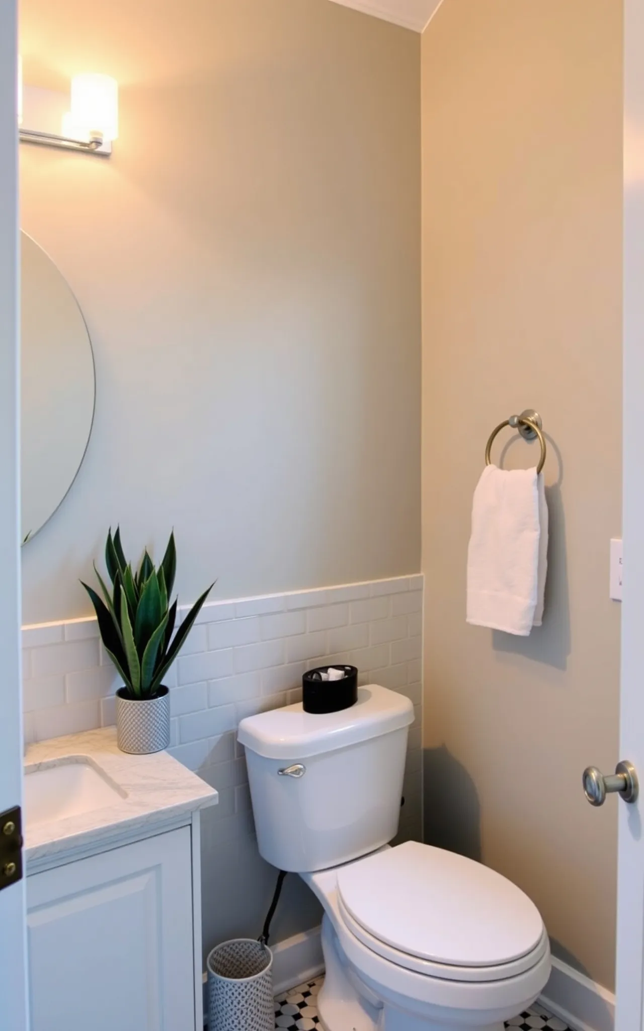 Half Bathroom Idea 14