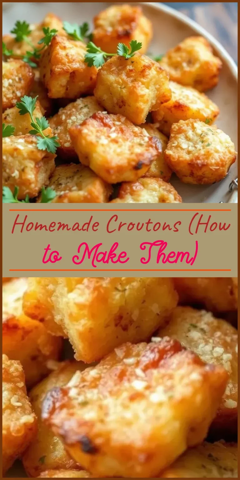 Homemade Croutons (How to Make Them) Vertical Photo