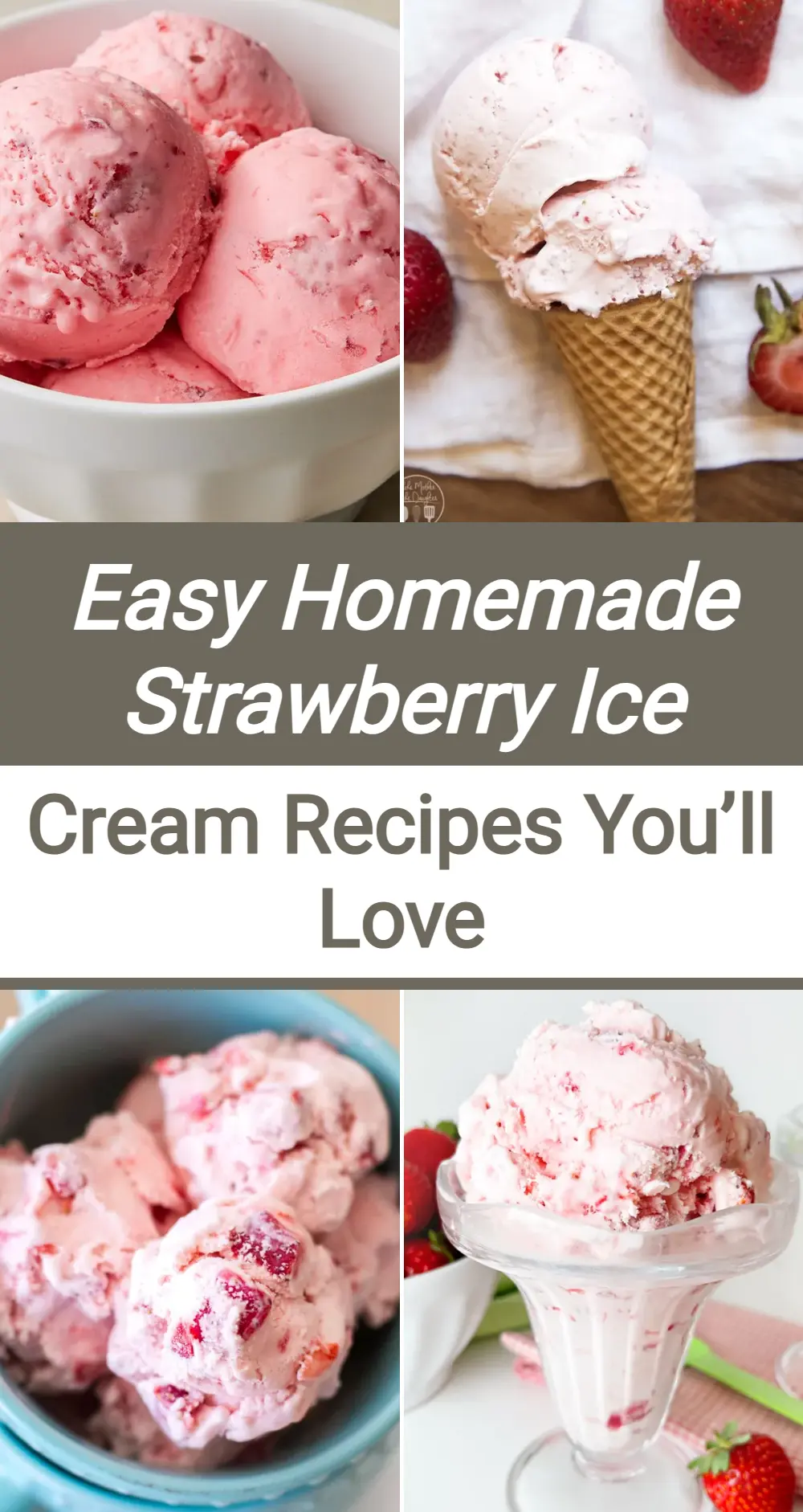 Photo of Homemade Strawberry Ice Cream (Easy Recipe)