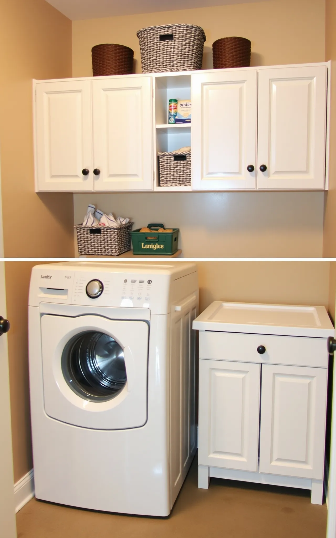 Laundry Room Cabinet Idea 17