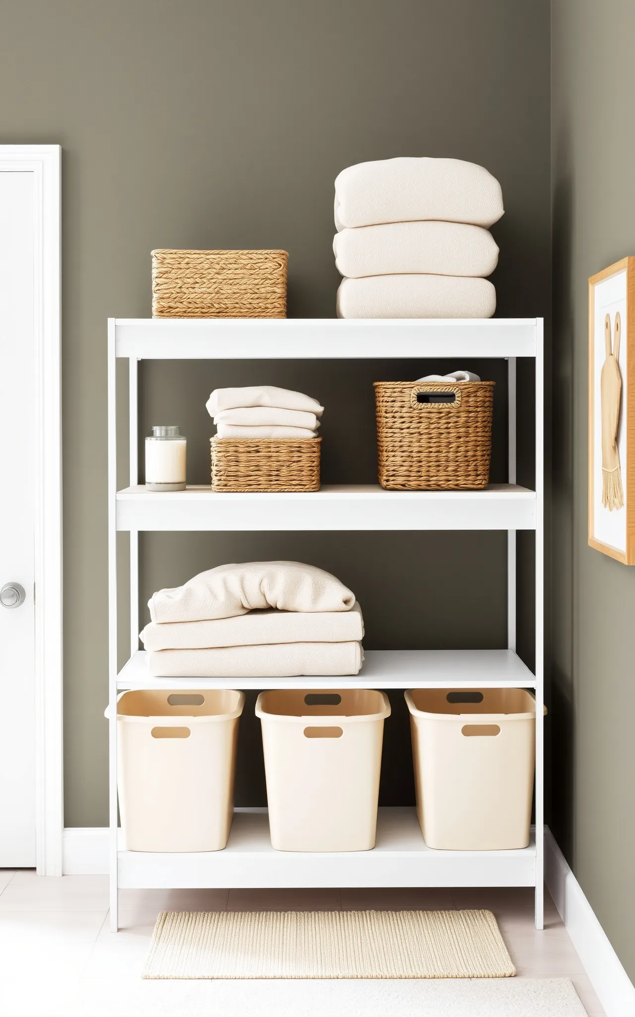 Laundry Room Shelving Idea 11