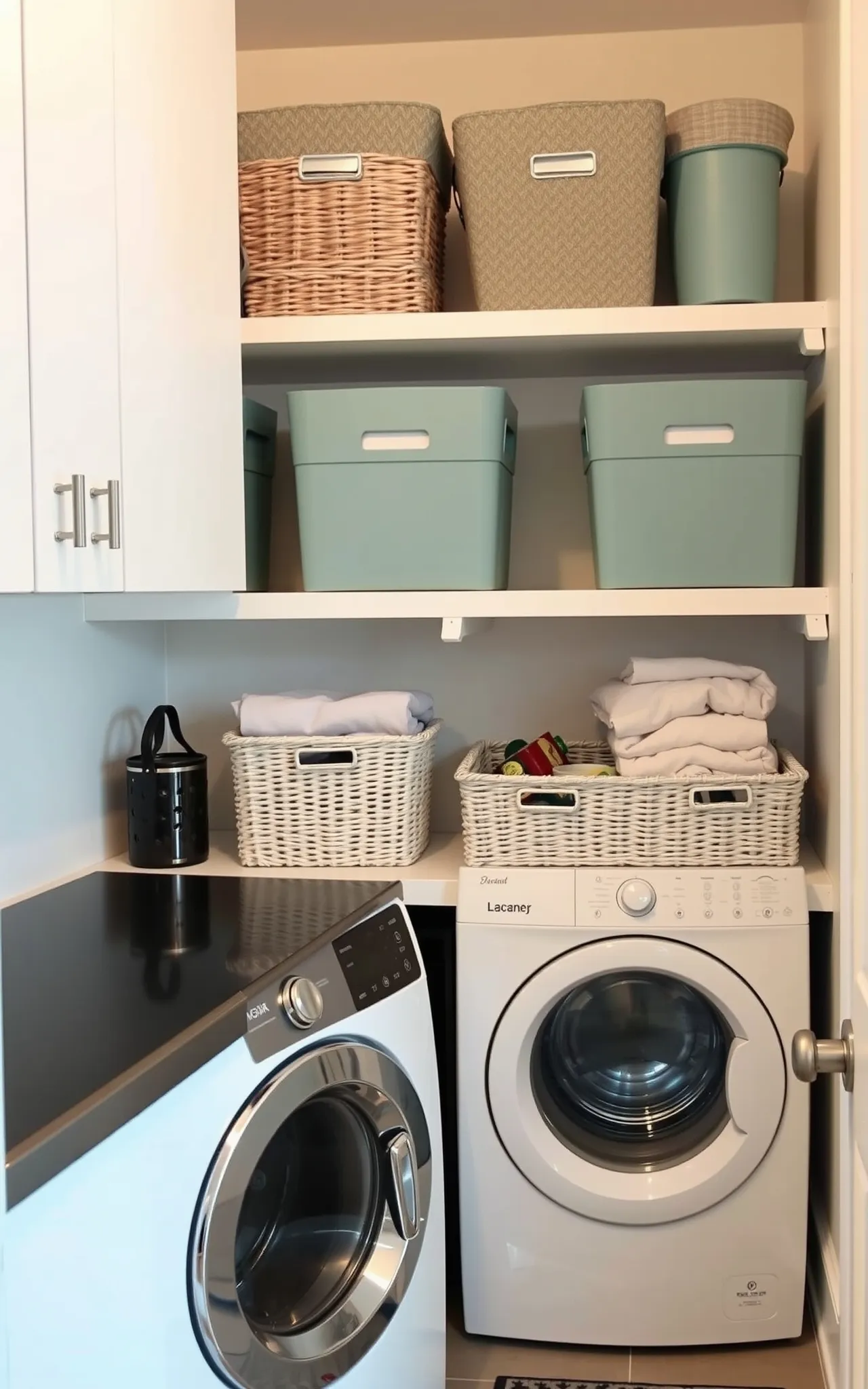 Laundry Room Shelving Idea 14