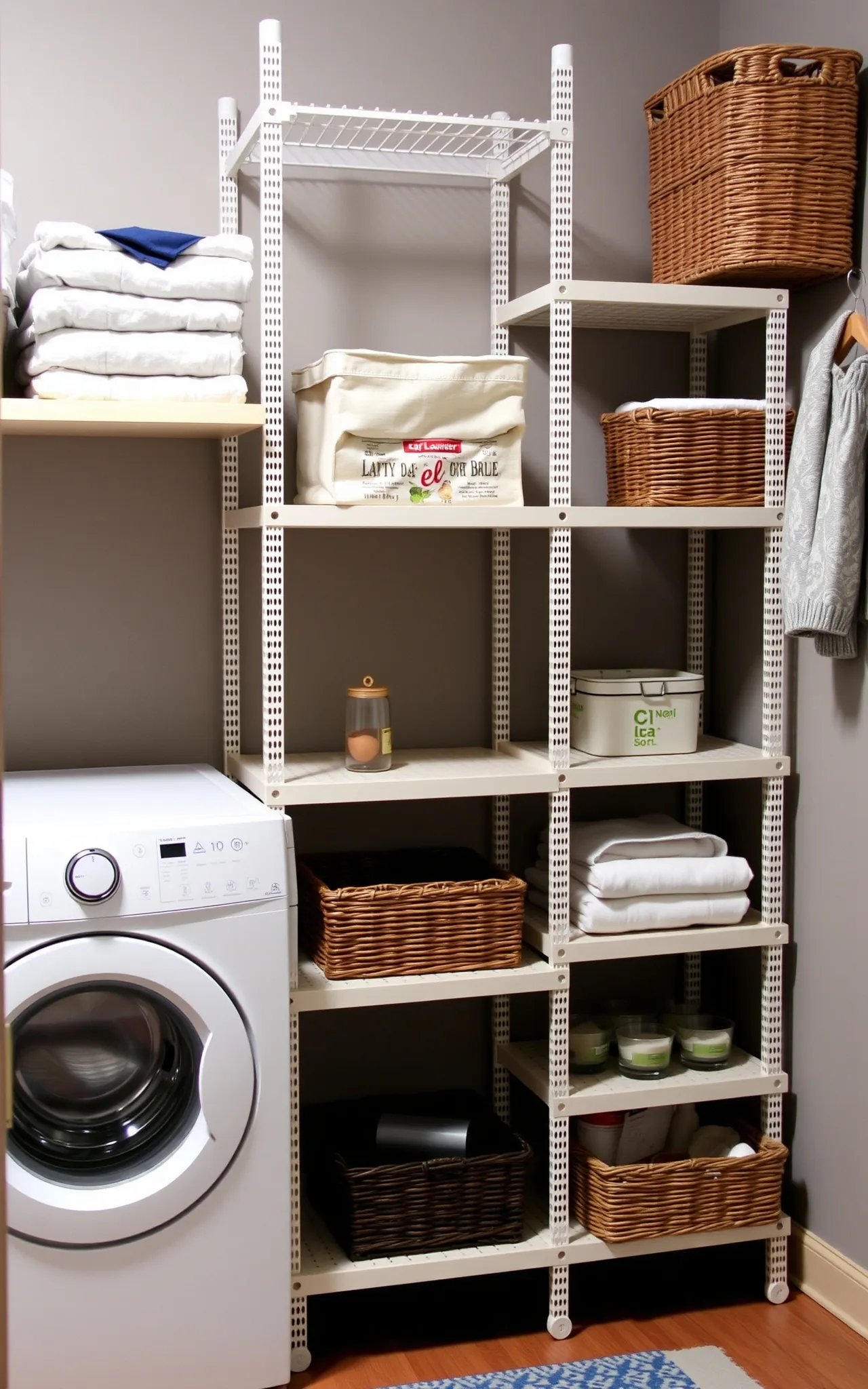 Laundry Room Shelving Idea 2