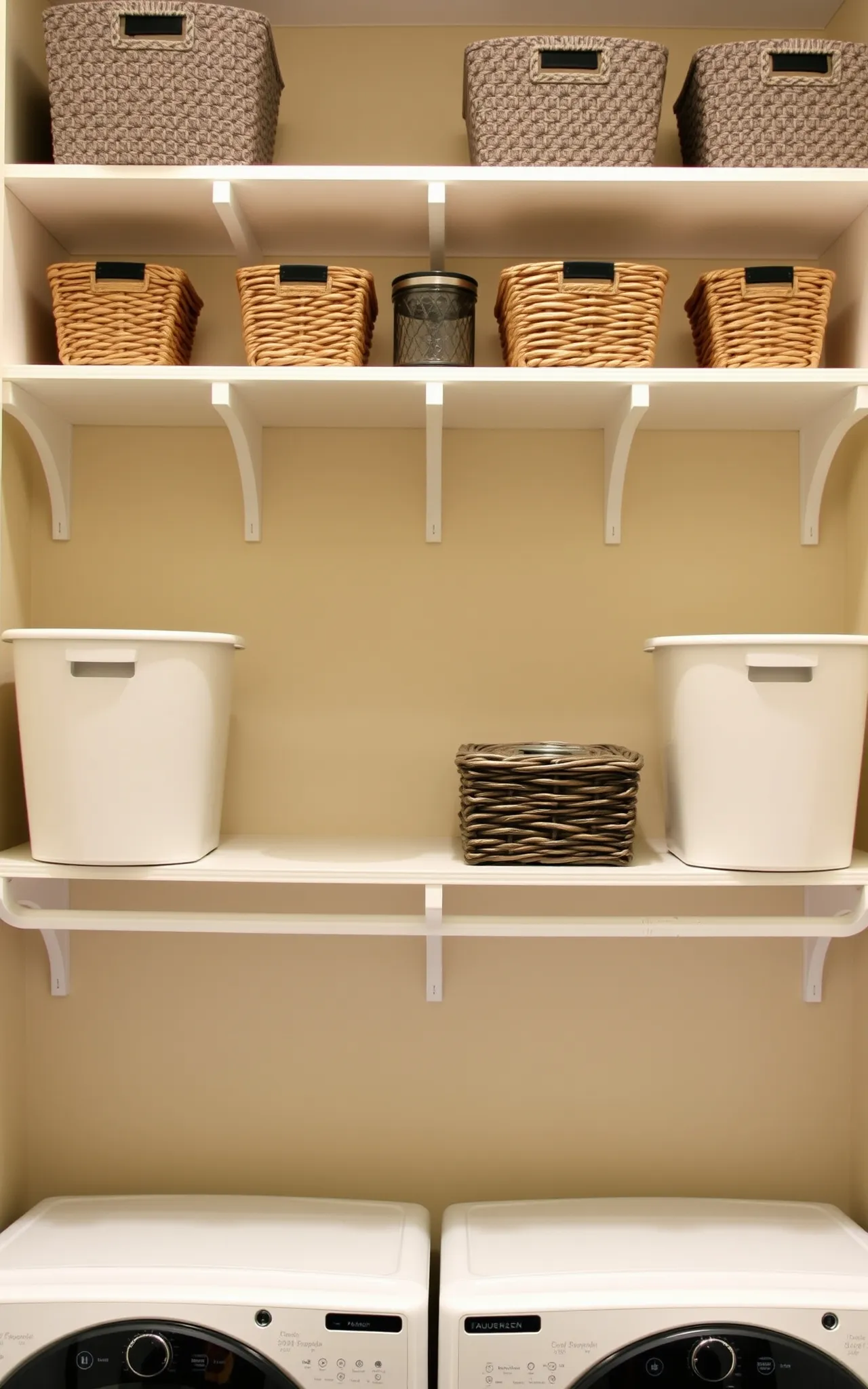 Laundry Room Shelving Idea 20