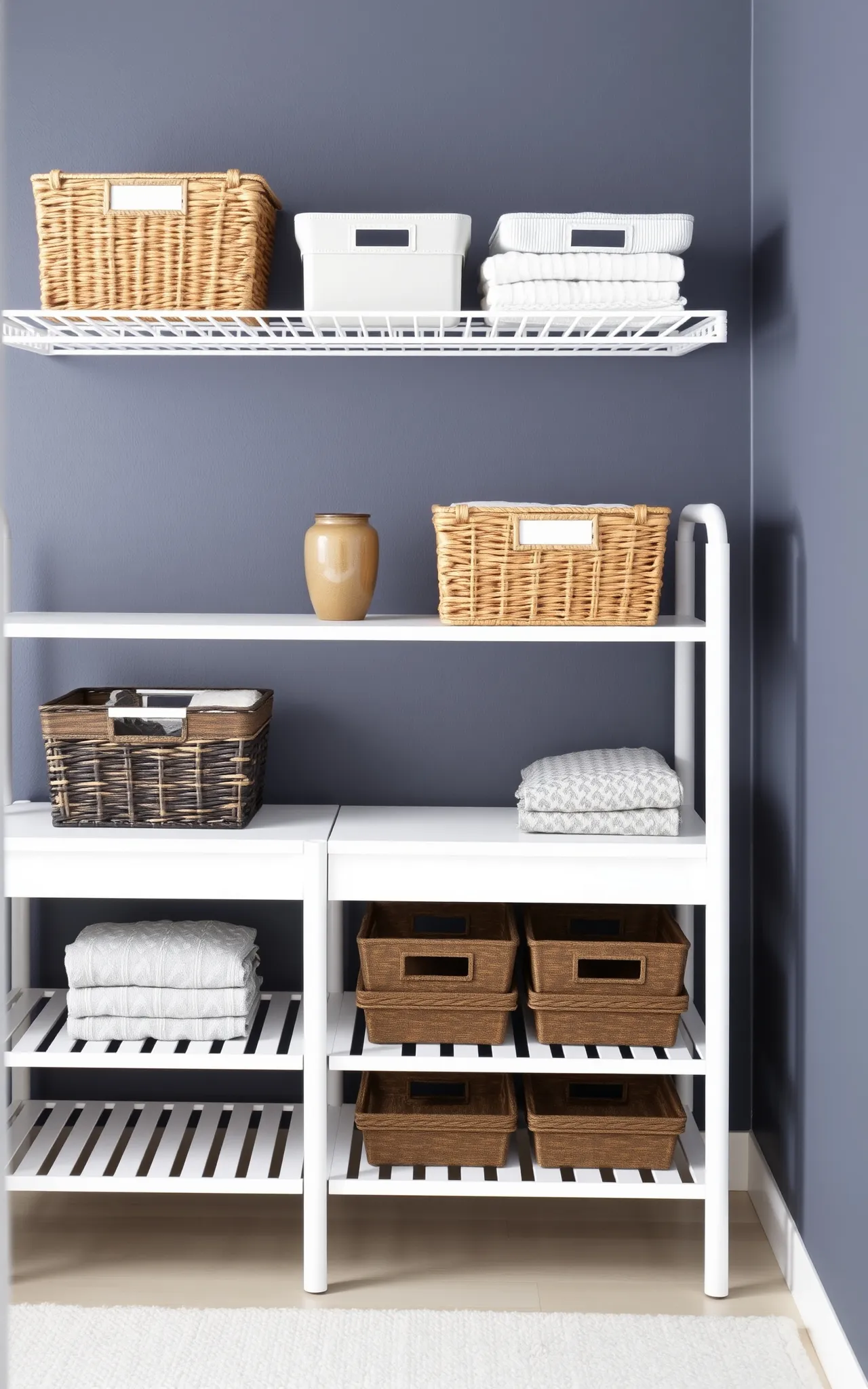 Laundry Room Shelving Idea 23