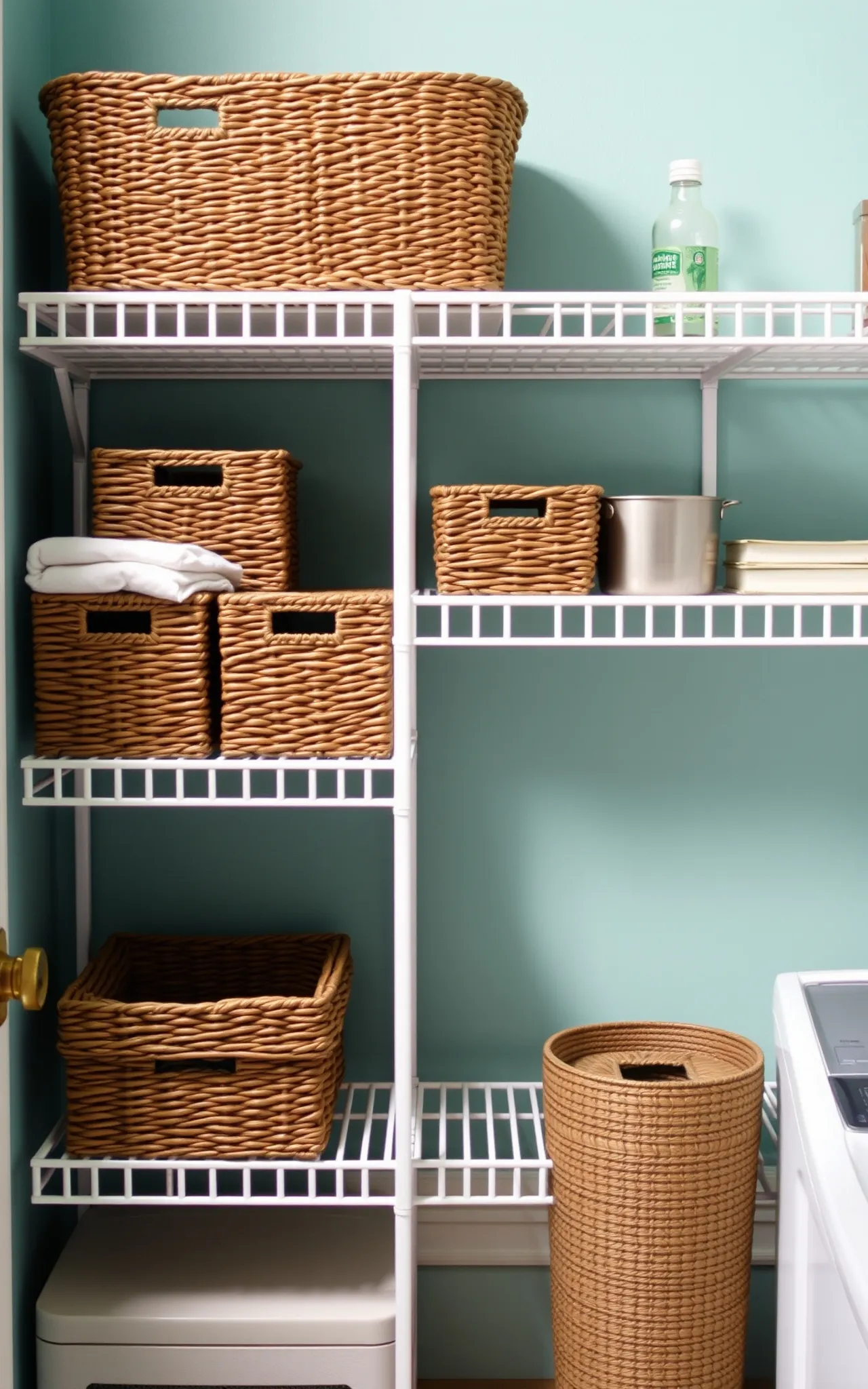 Laundry Room Shelving Idea 25