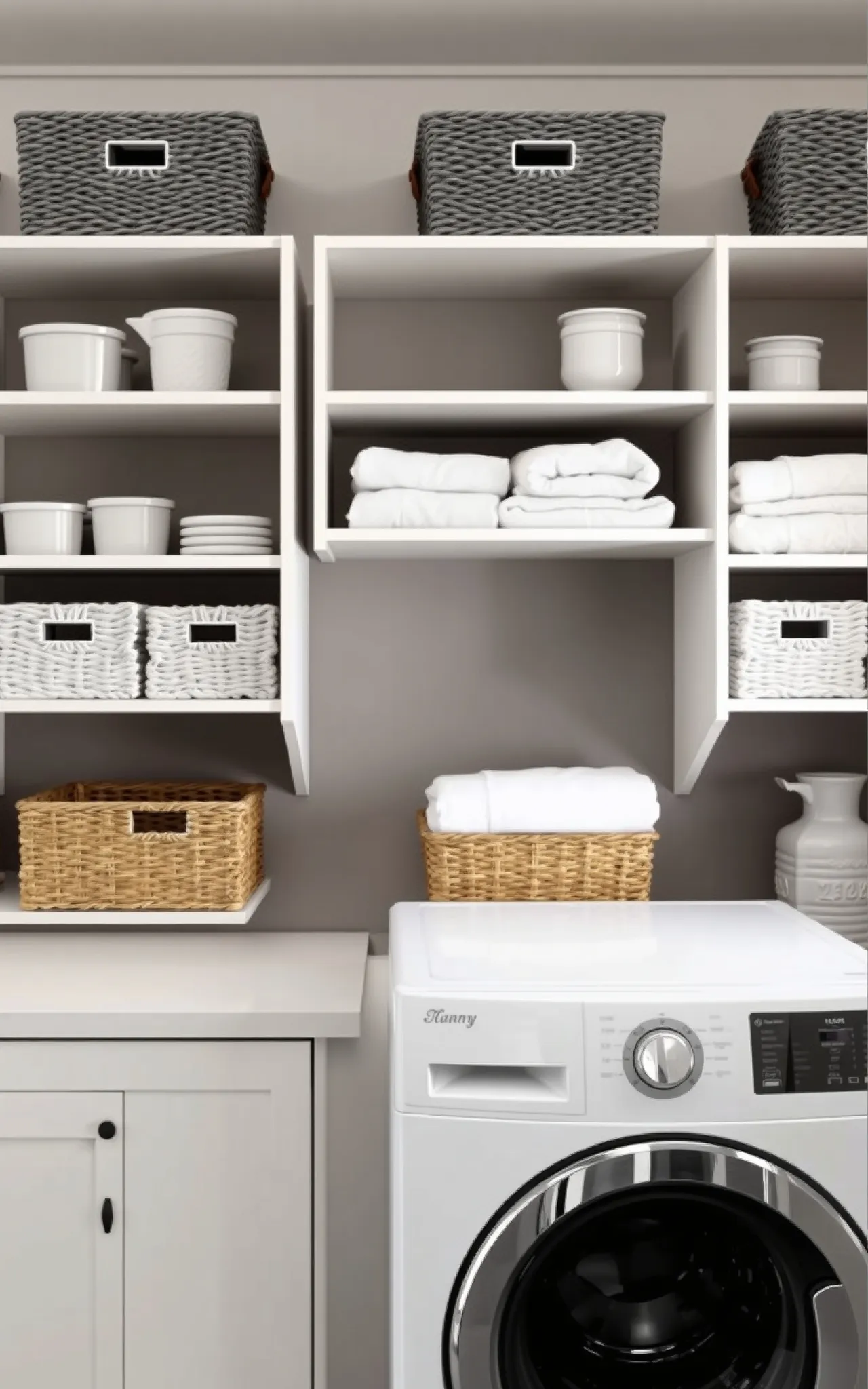 Laundry Room Shelving Idea 26