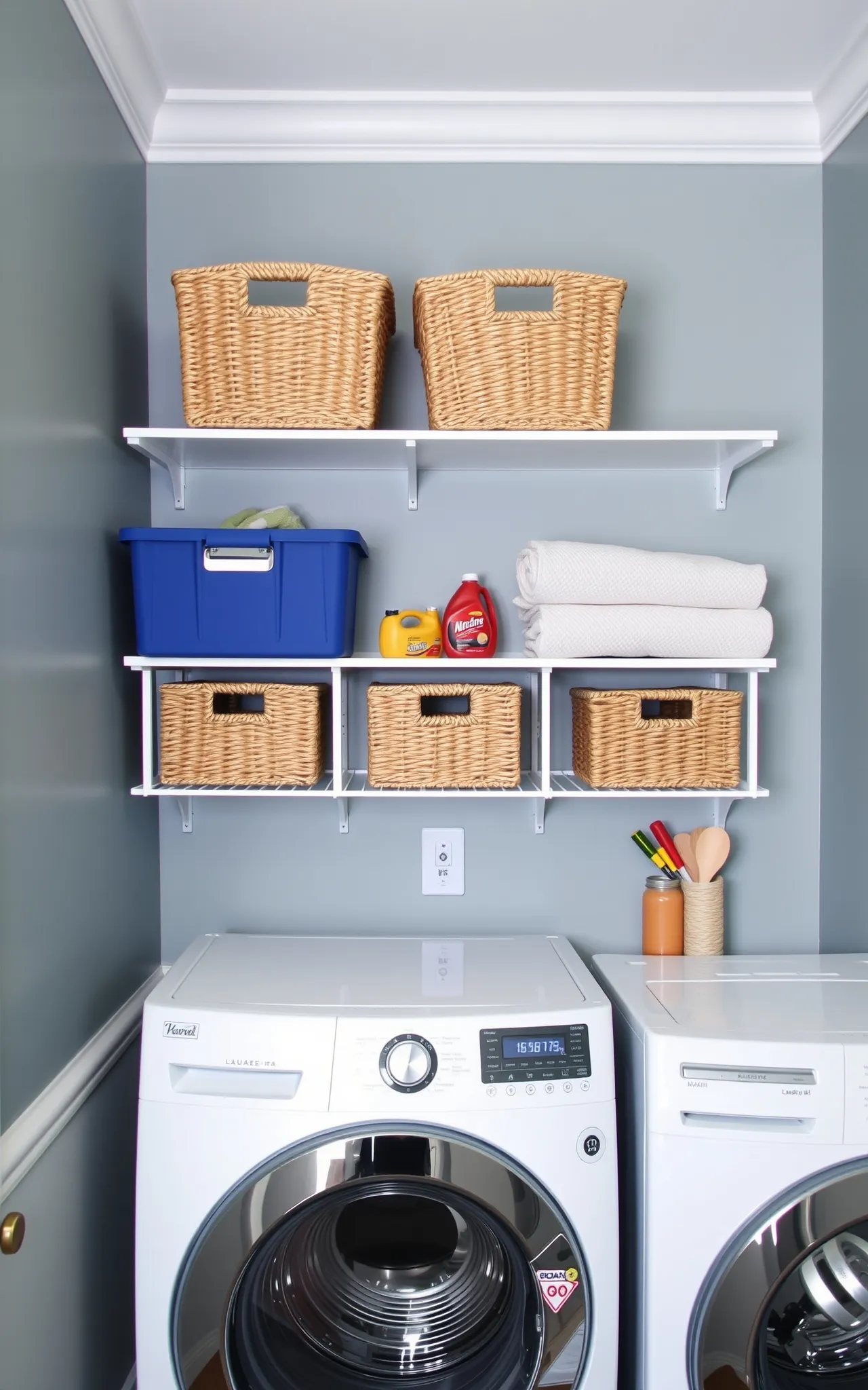 Laundry Room Shelving Idea 7