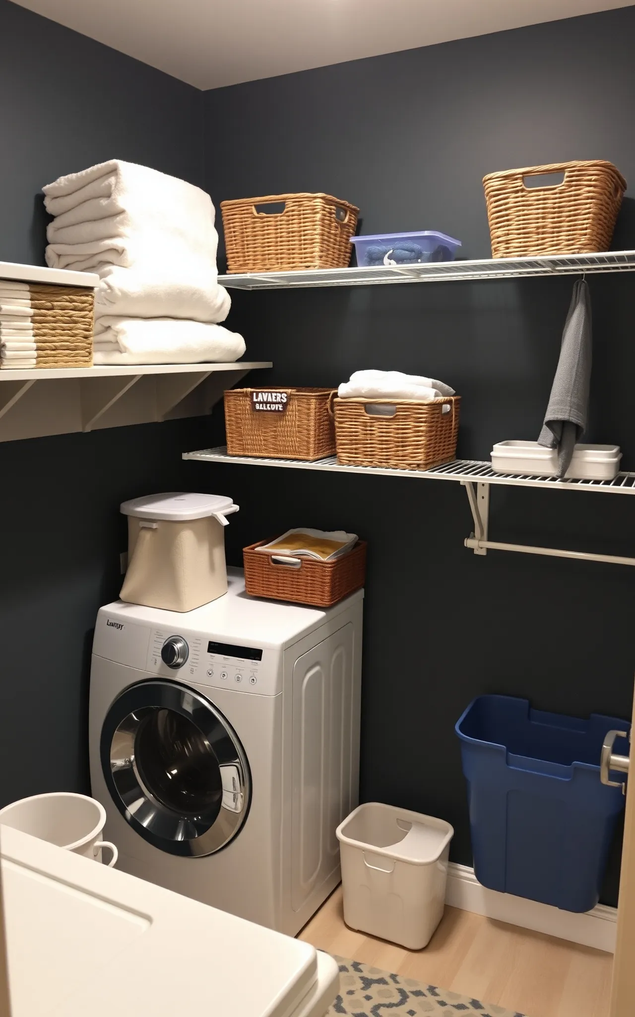 Laundry Room Shelving Idea 8