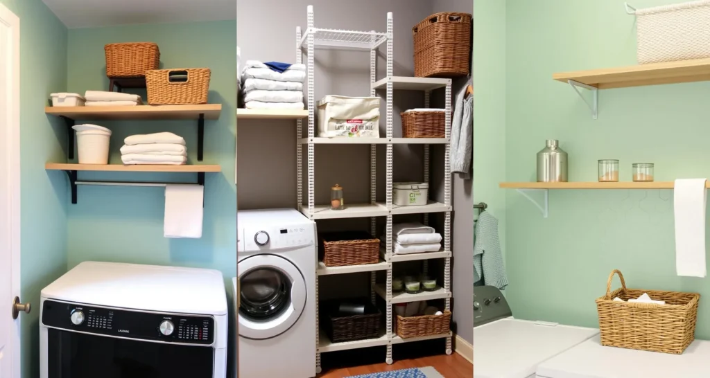 Laundry Room Shelving Idea Photo