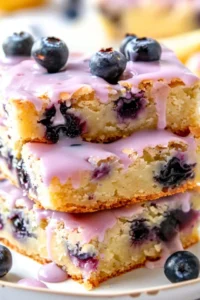 Lemon Blueberry Blondies Photo
