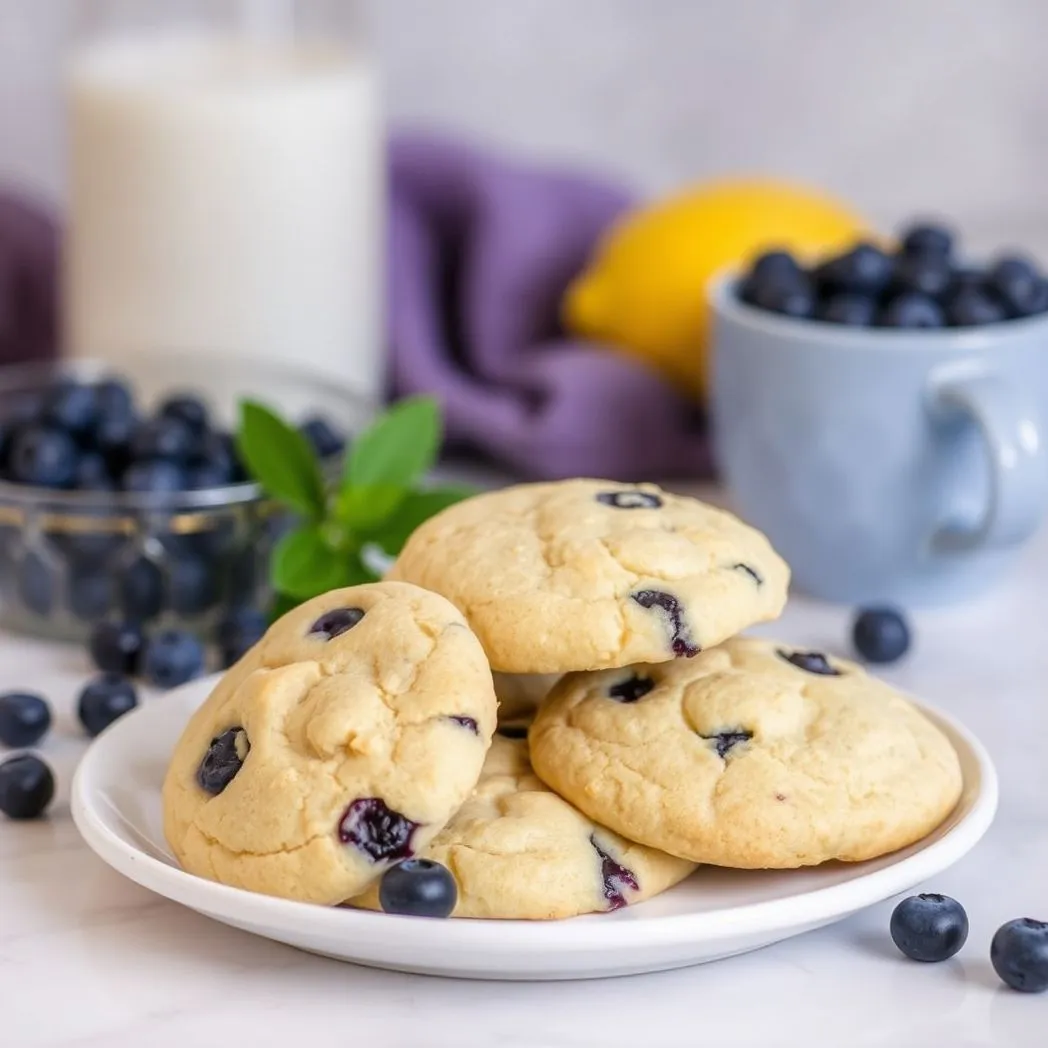 Lemon Blueberry Cookies