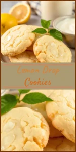 Lemon Drop Cookies Vertical Photo