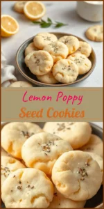 Lemon Poppy Seed Cookies Vertical Photo