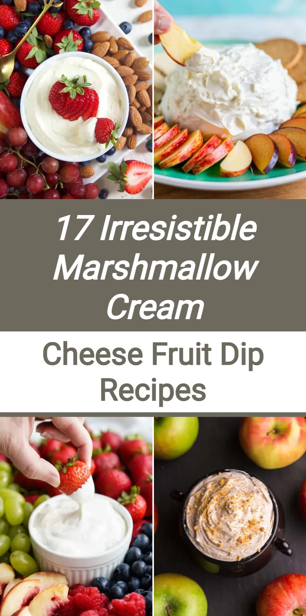 Photo of Marshmallow Cream Cheese Fruit Dip Recipe