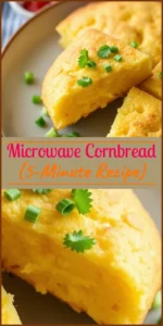 Microwave Cornbread (5-Minute Recipe) Vertical Photo