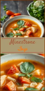 Minestrone Soup Vertical Photo