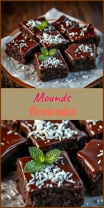 Mounds Brownies Vertical Photo