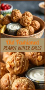 Old Fashioned Peanut Butter Balls Vertical Photo
