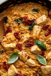 One Pan Marry Me Chicken Orzo Photo