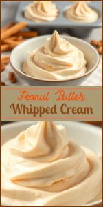 Peanut Butter Whipped Cream Vertical Photo