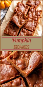Pumpkin Brownies Vertical Photo