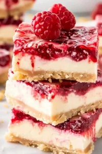 Raspberry Cheesecake Bars Photo