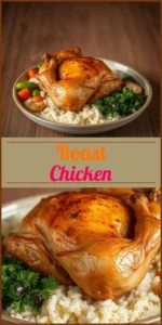 Roast Chicken Vertical Photo
