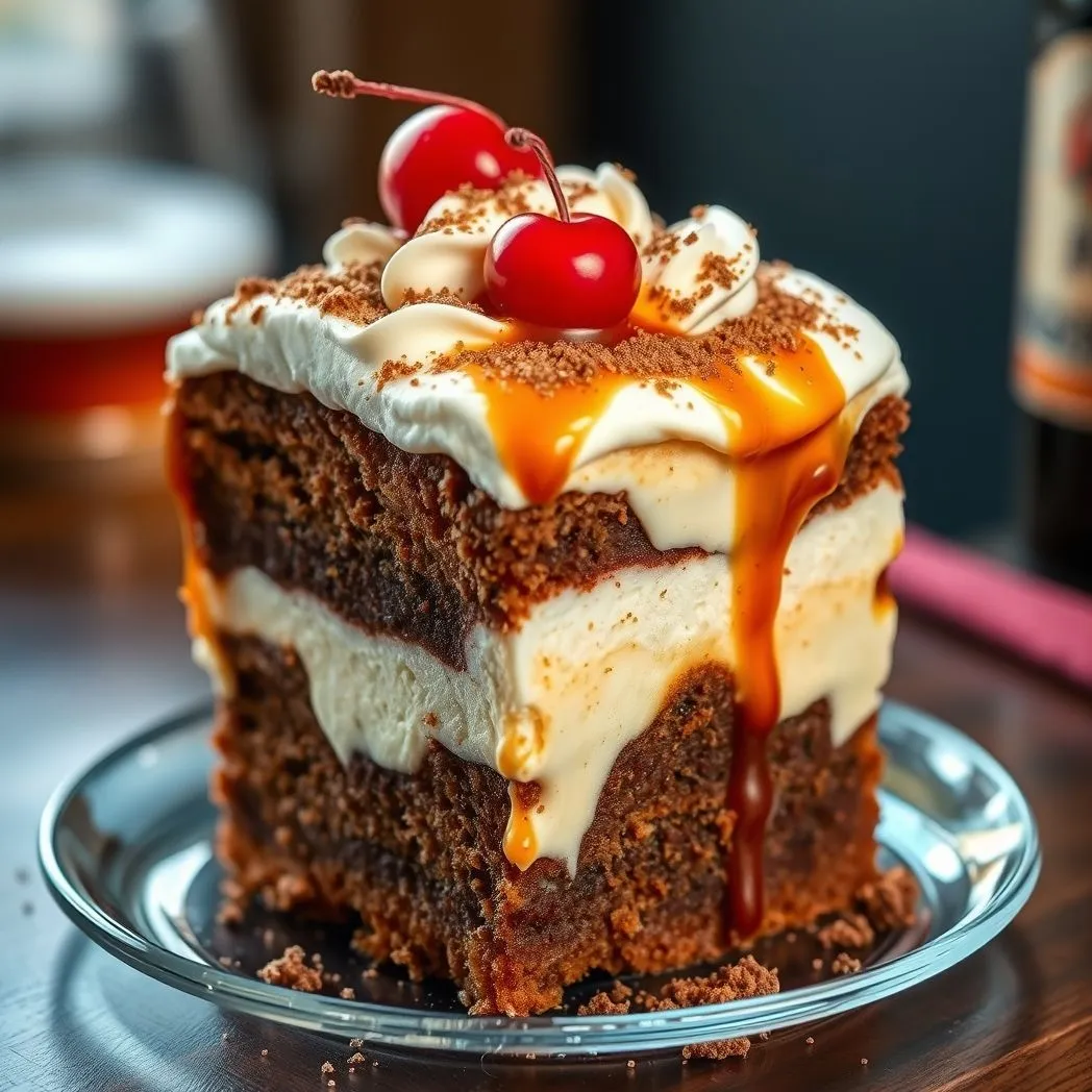 Root Beer Float Cake