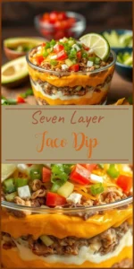 Seven Layer Taco Dip Vertical Photo